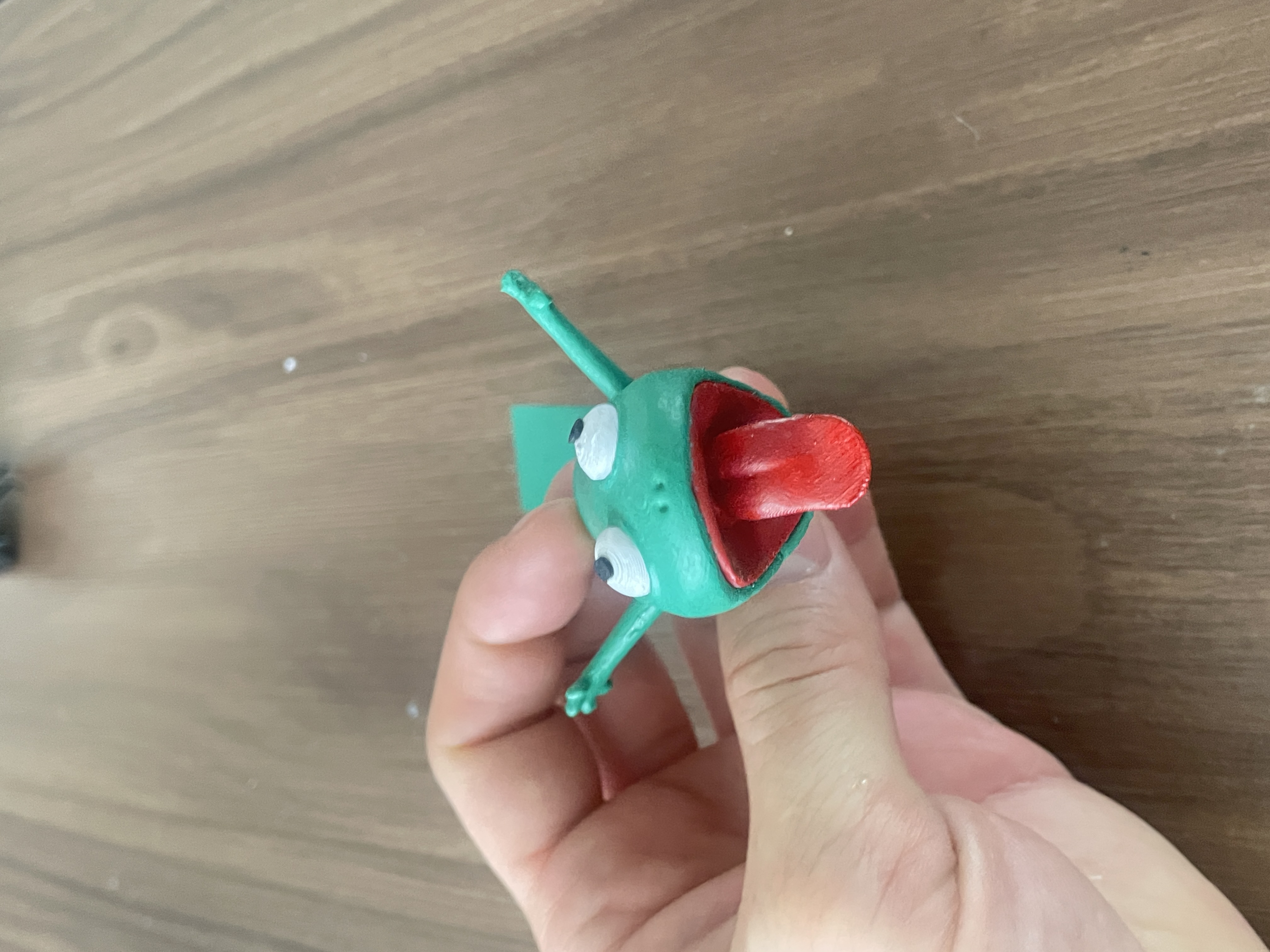 Miniatura 2 do modelo 3D 汤姆蜥蜴搞怪书签Tom Lizard