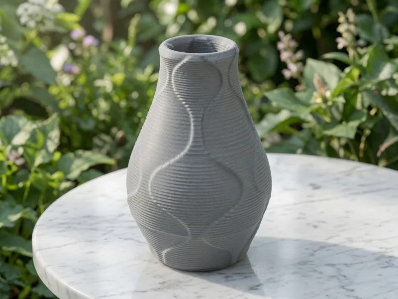 Organic Wavy Vase