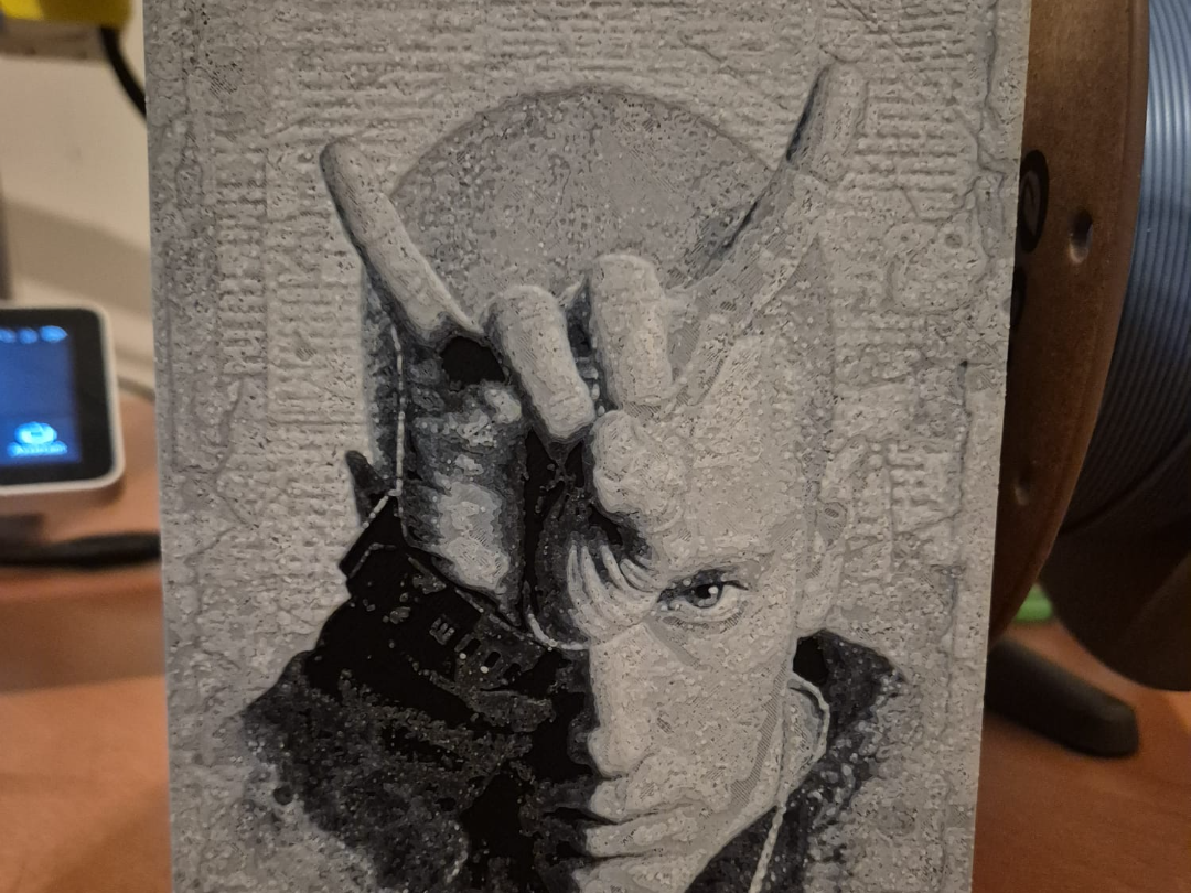 eminem devil horns paper cut hueforge