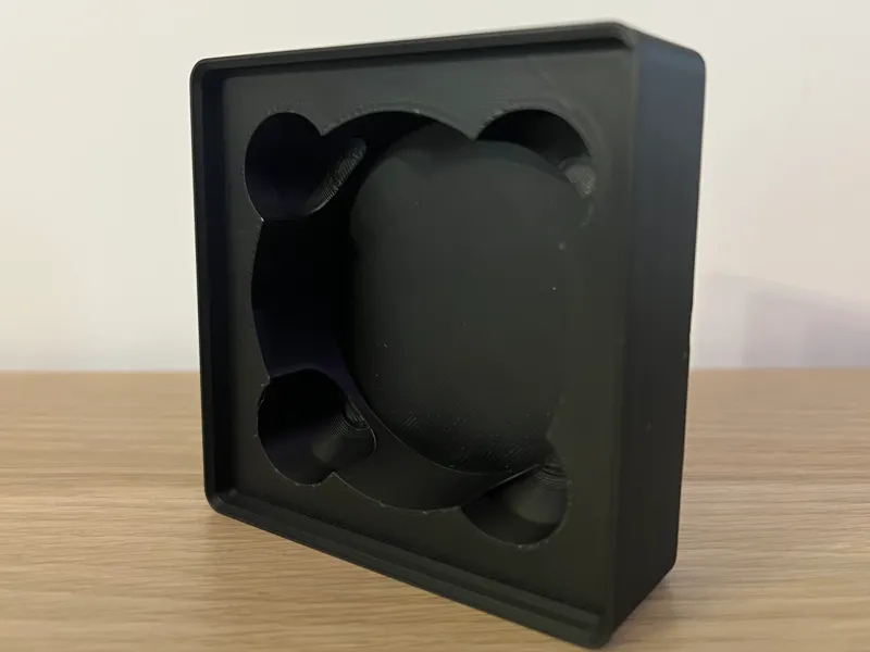 Gridfinity box for round object 63mm max