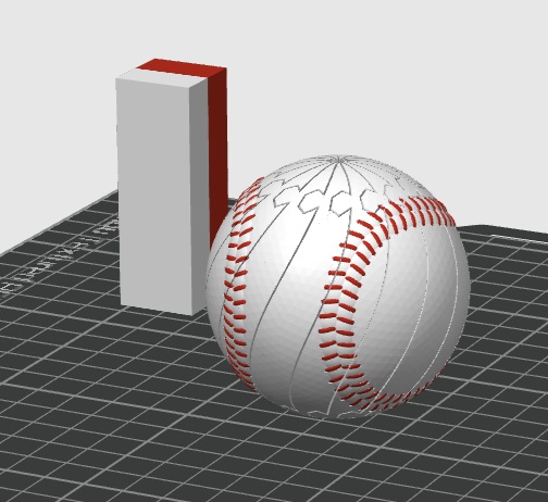 Miniatura 2 do modelo 3D BASEBALL TWISTY FIDGET