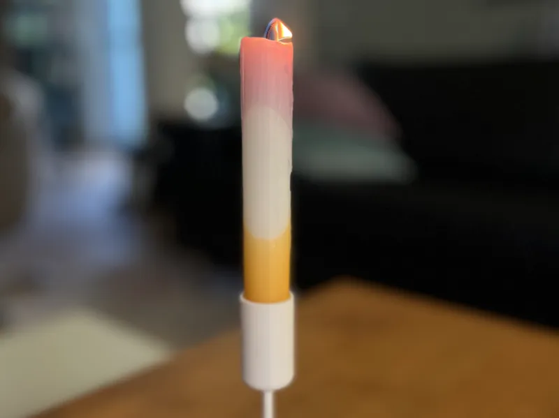 Minimalist Taper Candle Holder-Slim Candle (22mmm)