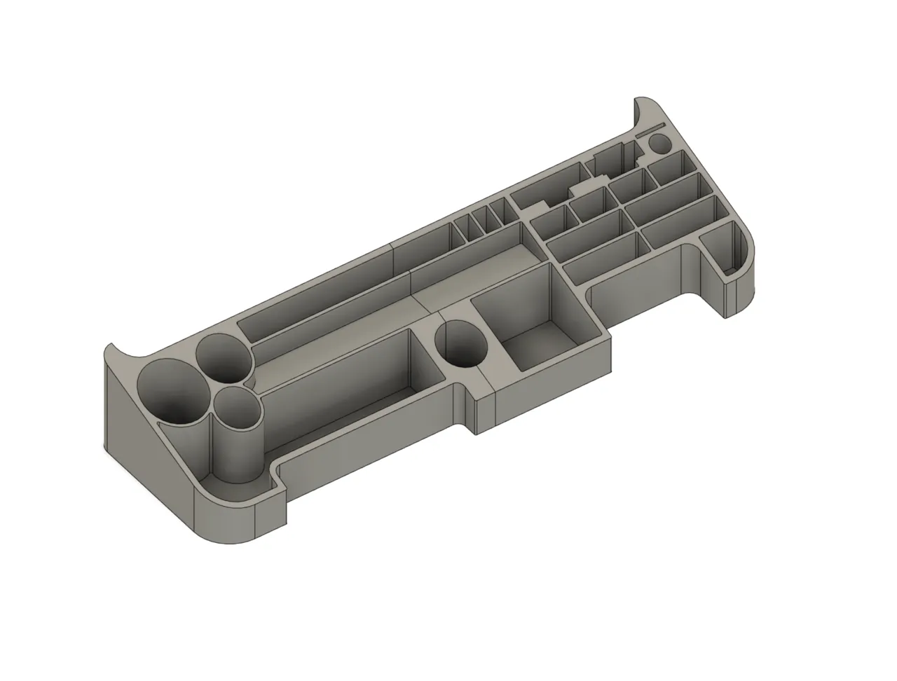 Top Tool Storage for Bambu Lab X1C X1 P1S P1P printers with AMS view 4