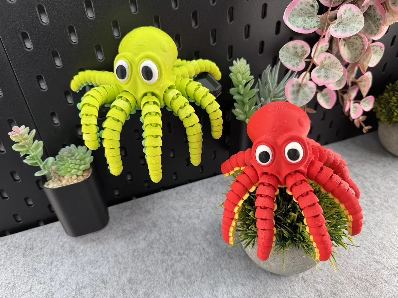 Articulated Cute Octopus view 2