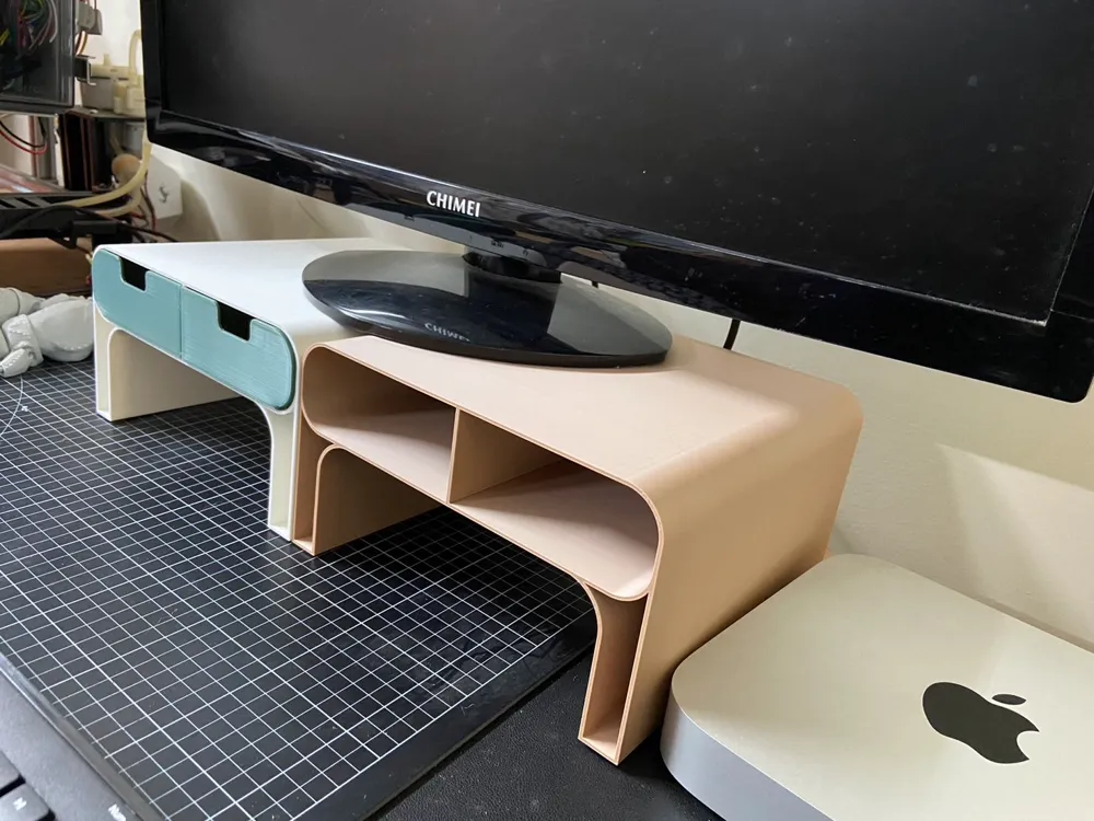 Simple Computer Monitor Riser Simple style monitor riser by JoeHou - MakerWorld