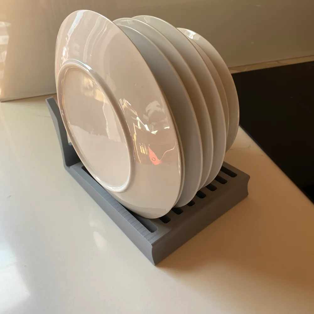 Kitchen plate rack - Free 3D Print Model - MakerWorld