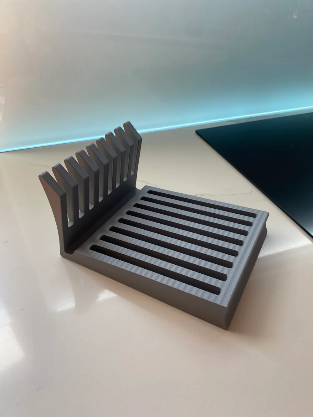 Kitchen plate rack by Printstellar MakerWorld: Download Free 3D Models