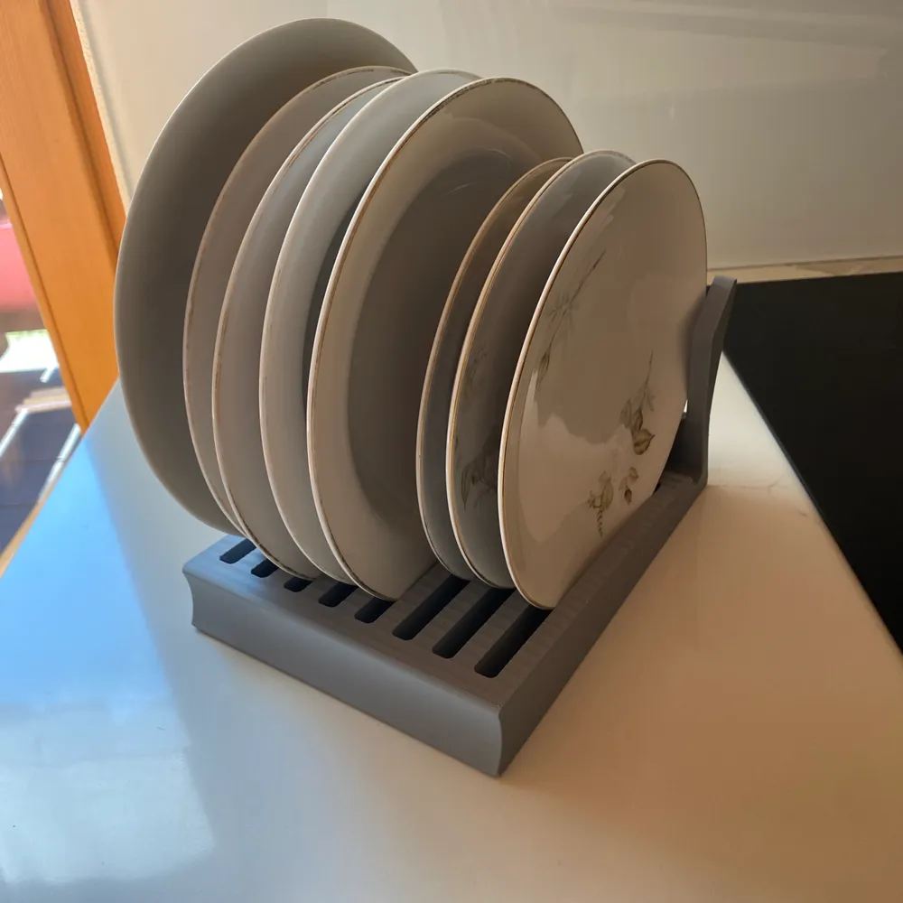 Kitchen plate rack by Printstellar MakerWorld: Download Free 3D Models