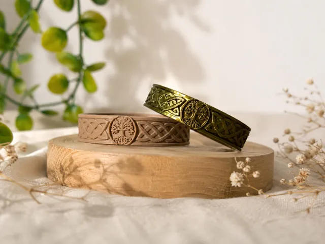 Bracelet Armband Lebensbaum celtic knots