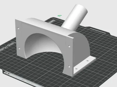 Dust port for router table