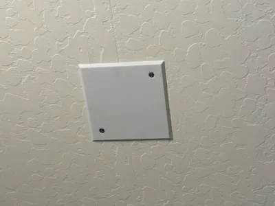 Blank Wall Plate for 4x4 Junction Box