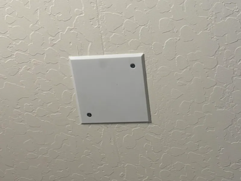 Blank Wall Plate for 4x4 Junction Box