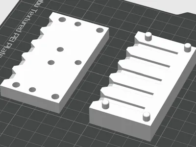 DMA Test Specimen Casting Mold (2 × 5 × 30 mm)