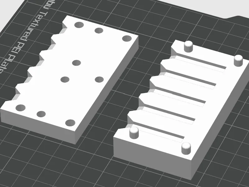DMA Test Specimen Casting Mold (2 × 5 × 30 mm)