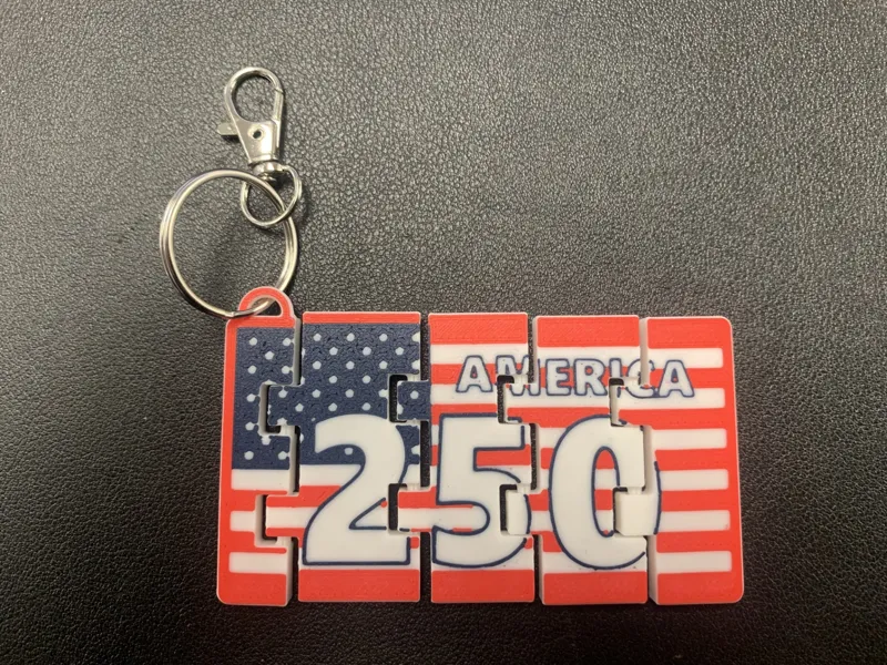 America 250 keychain