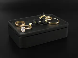 Umbreon Trinket Box with Tray Lid by More Ghosts