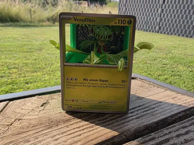 Pokemon Card Plant Holder" Venuflibis