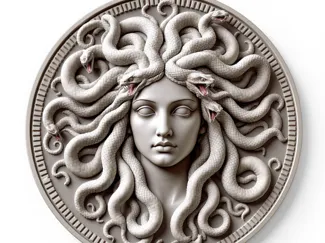 Medusa Relief Sculpture