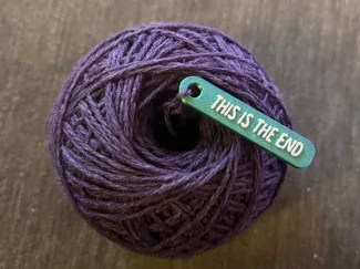 This is the end Yarn tag
