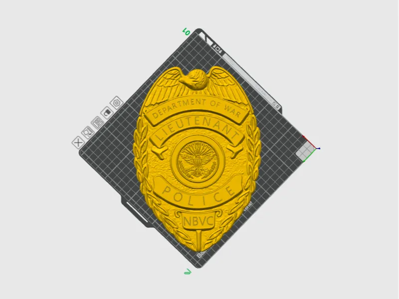 Navy DOD Lieutenant Badge for wall or door