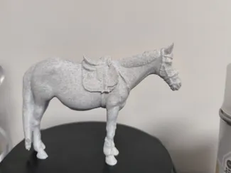 Caballo con silla