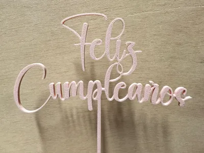 Happy Birthday - Cake Topper