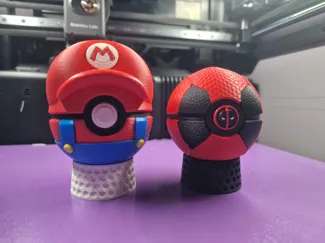 Poke Prints Pokeball Stand