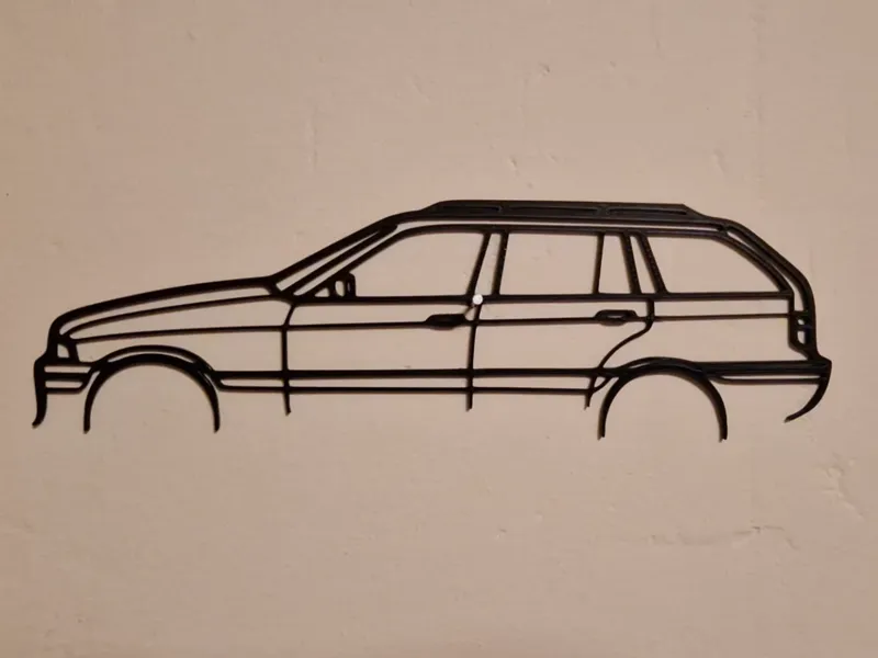 BMW E36 Touring Silhouette