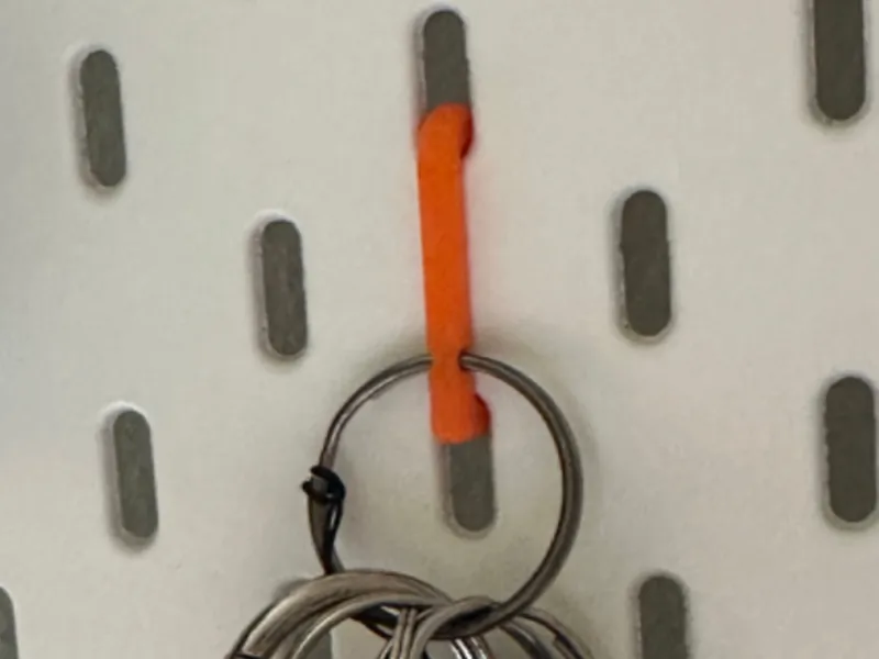 Ikea skadis key holder