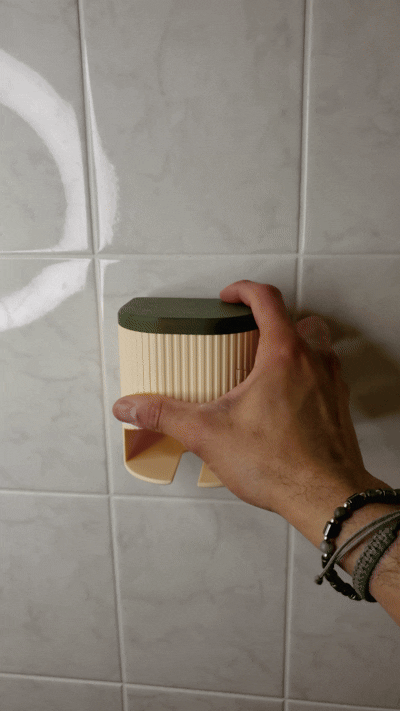Wall-Mounted Bar Soap Dispenser – 3 Bar Capacity