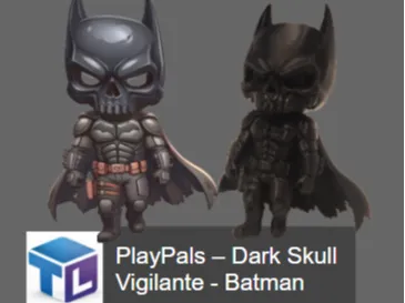 PlayPals – Dark Skull Vigilante - Batman