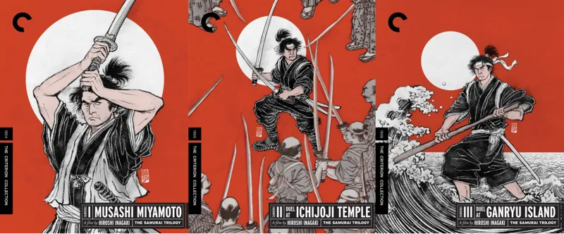 Samurai Trilogy Covers - Triptych - Hueforge 