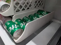 small US soda can, 1 row, 6 cans deep