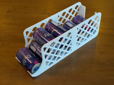 Stackable soda can organizer v2