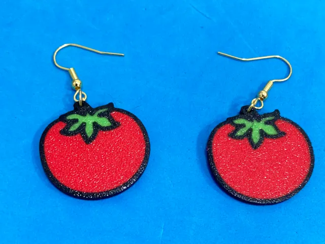 Tomato earrings