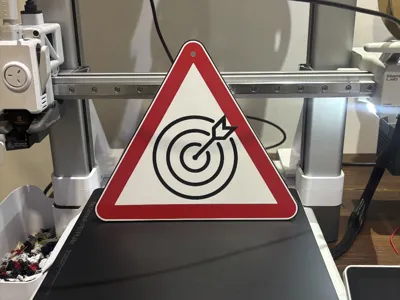 Archery Warning sign