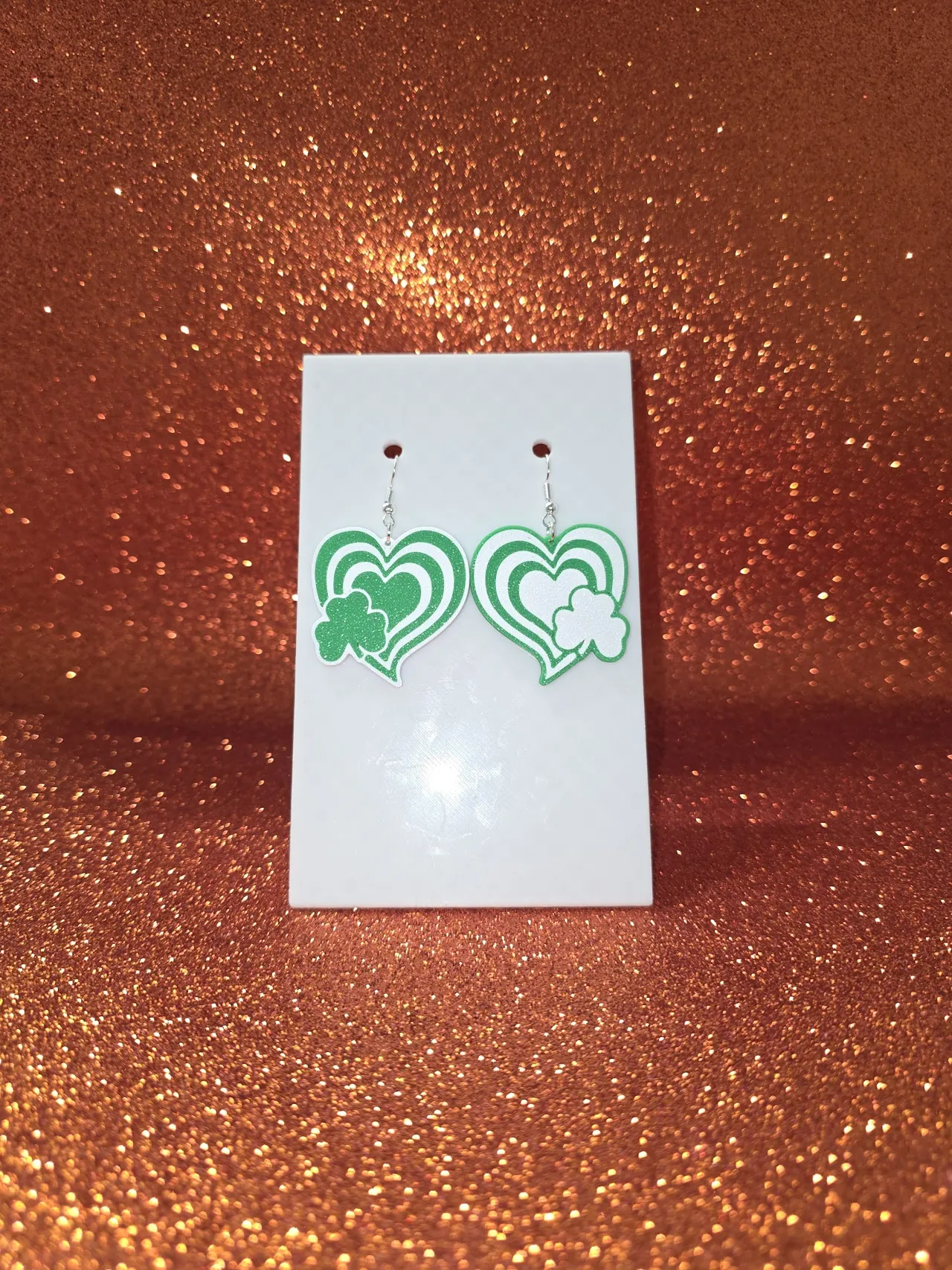 Heart of Luck earrings view 2