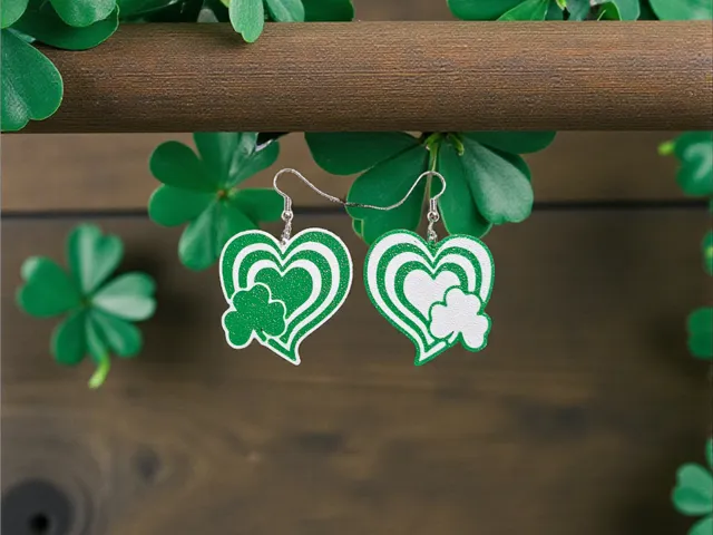 Heart of Luck earrings