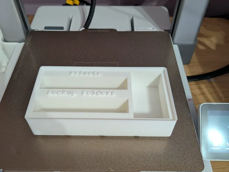 gridfinity portable drive caddy