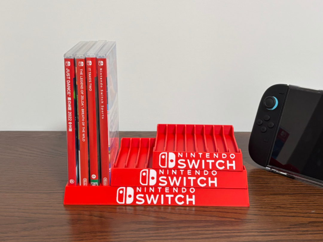 一体打印Nintendo任天堂Switch卡带盒收纳盘