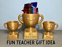 LARGE #1 TEACHER TROPHY