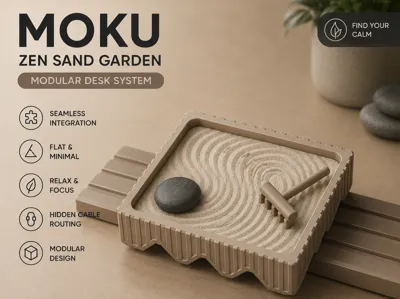 Moku- Zen Sand Garden