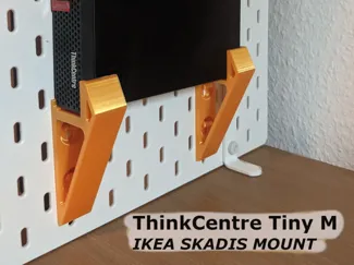 Lenovo ThinkCentre M Tiny IKEA Skadis Mount