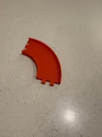 90-degree curved right mainline model toy car track