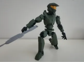Dummy 13 Master Chief with TPU joints