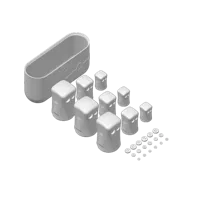 Single color per Plate - required glue - 0.12mm layer, 2 walls, 15% infill