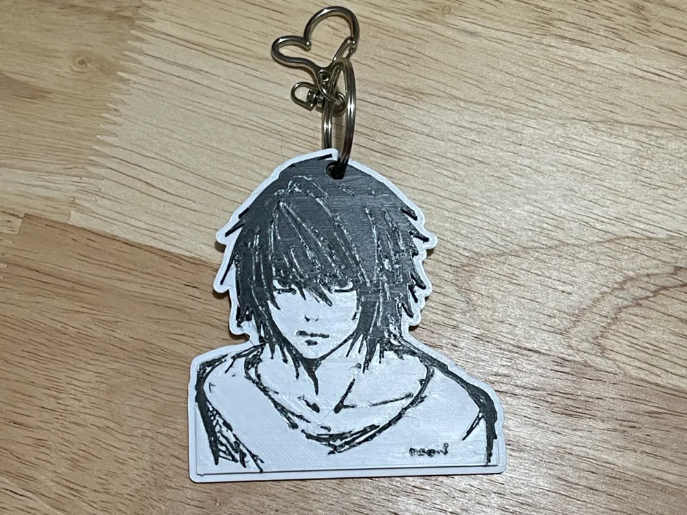 Death Note Anime Keychain - Free 3D Print Model - MakerWorld