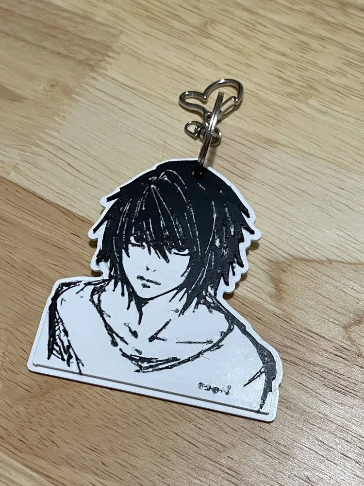 Death Note Anime Keychain - Free 3D Print Model - MakerWorld
