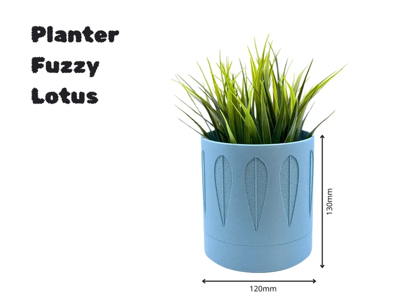 Planter Fuzzy Lotus