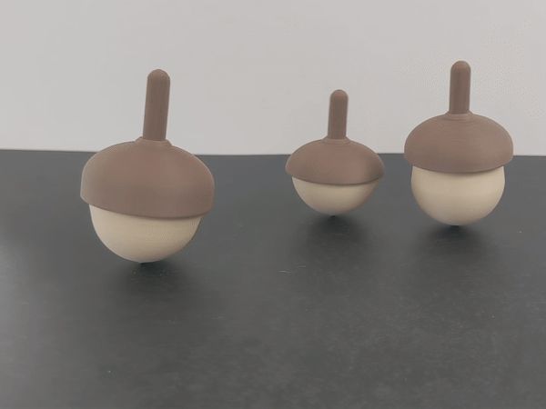 Acorn Spinning Tops